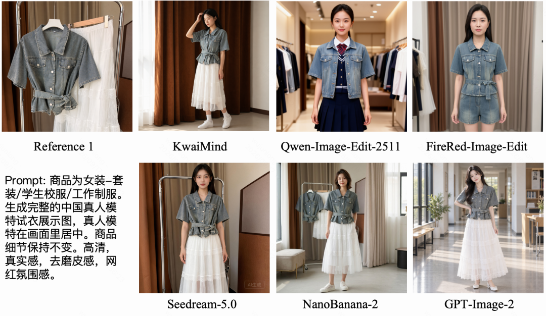 服装展示编辑效果对比