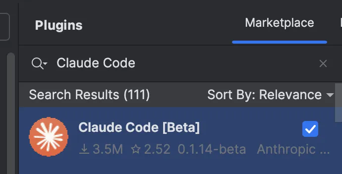 JetBrains 插件安装界面截图