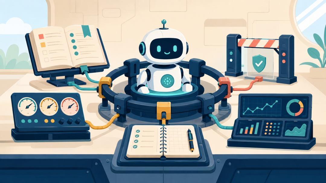 Harness 六层架构图:Guides、Sensors、Agentic Loop、Memory、Permissions、Observability