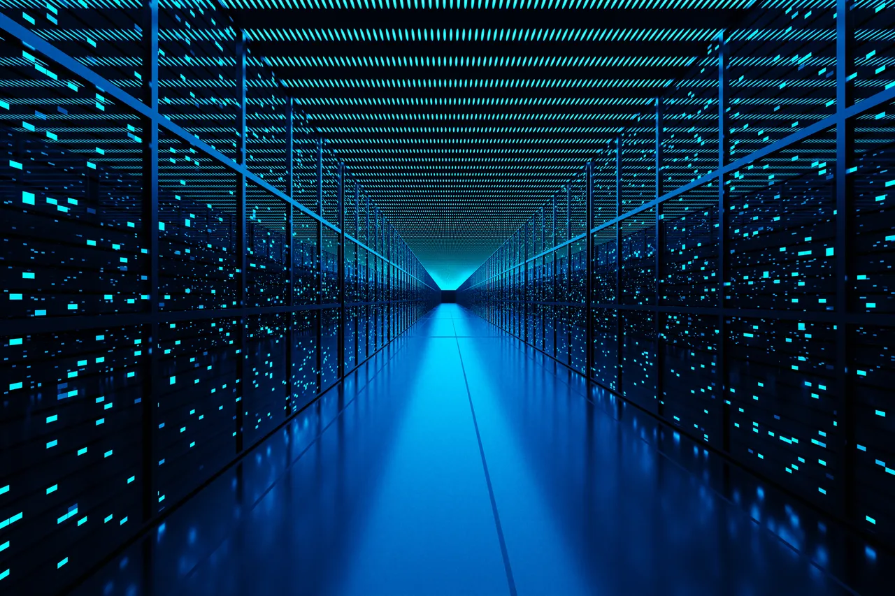 Photo of AI data center Photo of AI data center