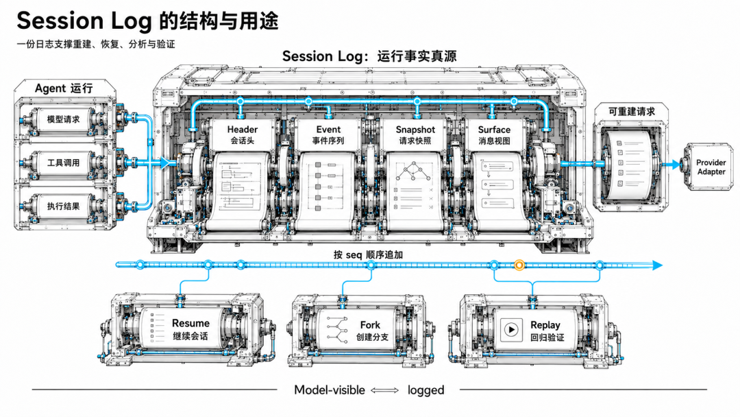 Session Event Log 结构示意图