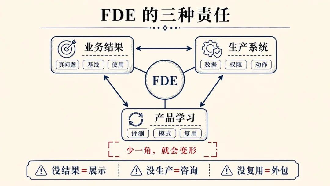 FDE三大责任:对业务结果、生产系统、产品学习负责
