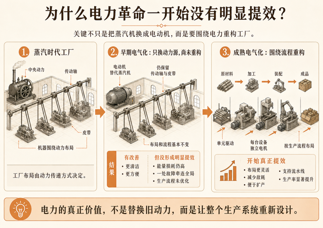 电力轴传动与单元驱动对比图