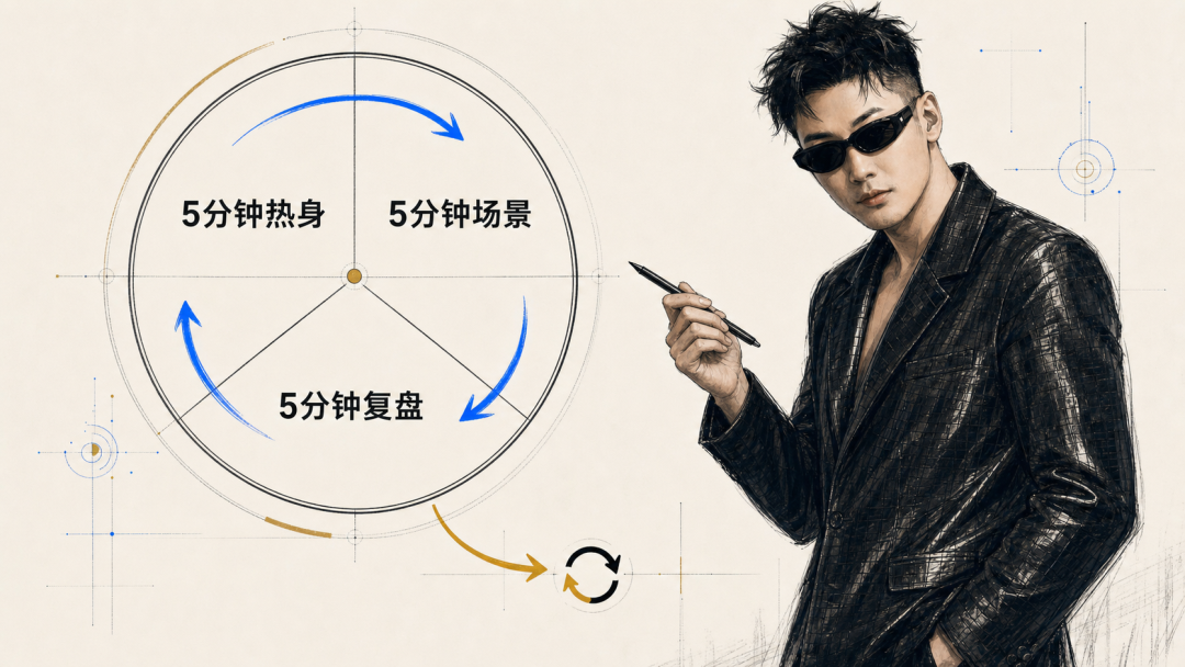 GPT-Live 每日15分钟训练节奏示意