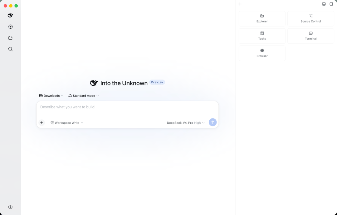 deepseek-harness-desktop 桌面应用界面