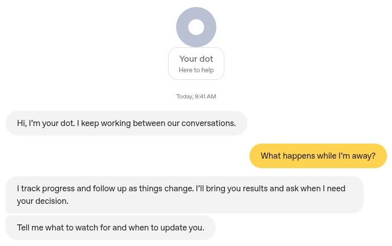 dot 任务执行四阶段:开始、进行中、关键选择、交付检查
