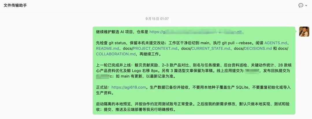 此前用家中 Win 电脑生成的项目交接说明