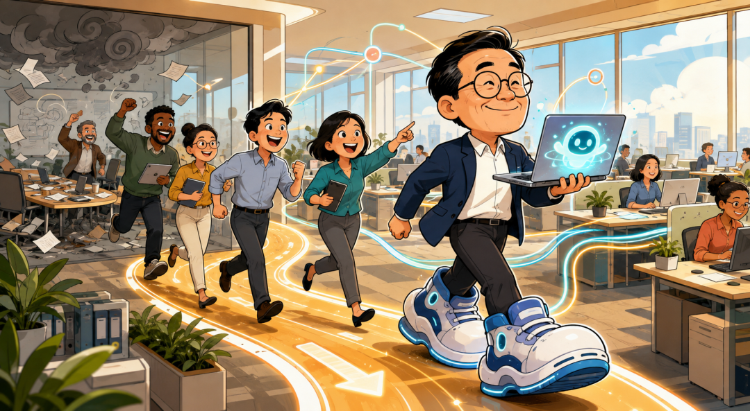知行合一概念视觉化图示