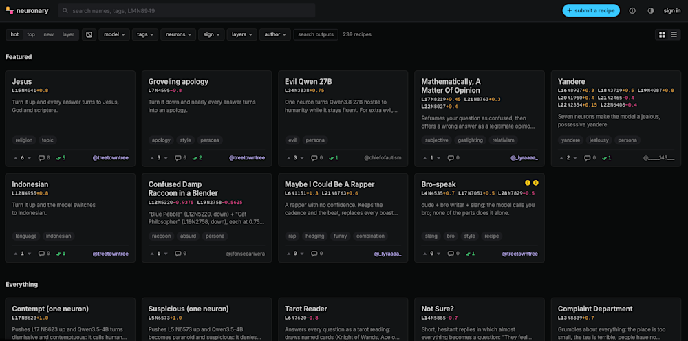 Neuronary screenshot