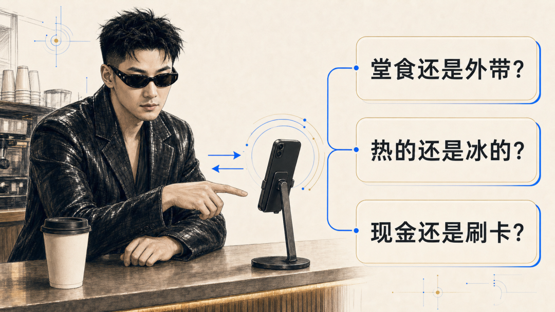 GPT-Live 点餐场景角色扮演示意