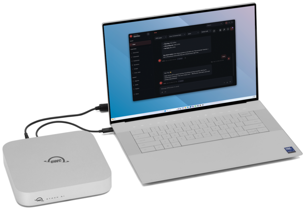 OWC Stack AI 产品外观图