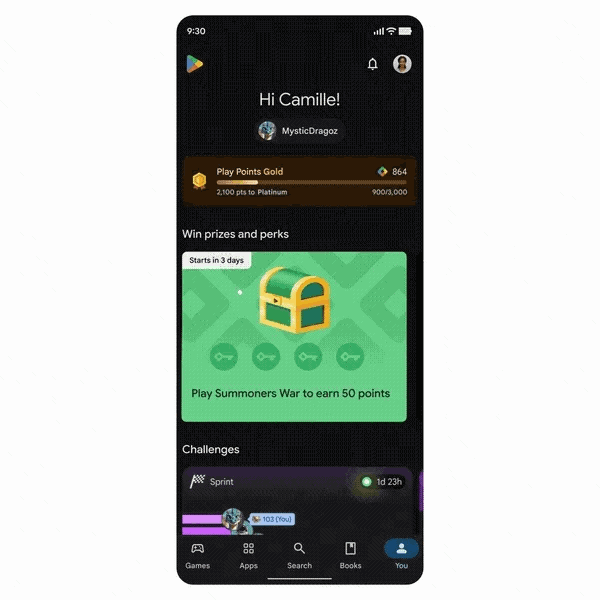 冲刺赛 (Sprints) 功能演示动图